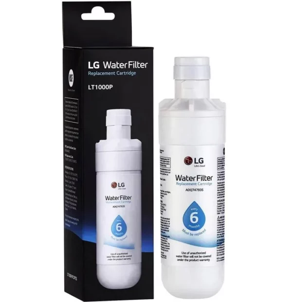 LG Refrigerator Water Filter LT1000P, LT1000P/PC/PCS, ADQ74793501, ADQ75795105, AGF80300704