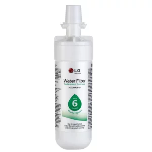 LG LT700P Replacement Refrigerator Water Filter ADQ36006101, ADQ36006113, ADQ75795103, or AGF80300702 , White , Single