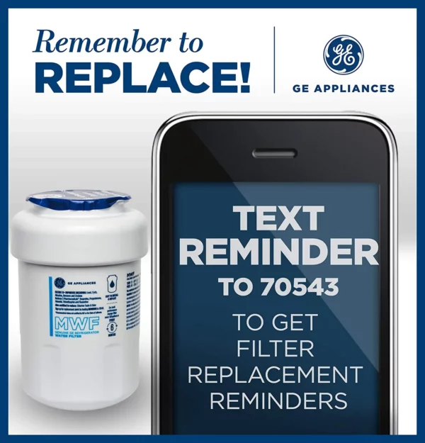 GE MWF Refrigerator Water Filters - White - Image 3