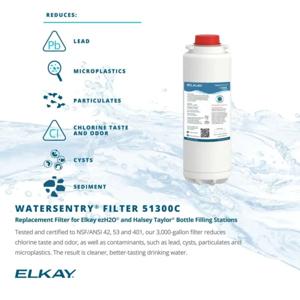 elkay 51300c replacement filter 51300C, ERF750, 55898C Filter (Bottle Fillers) - Image 4